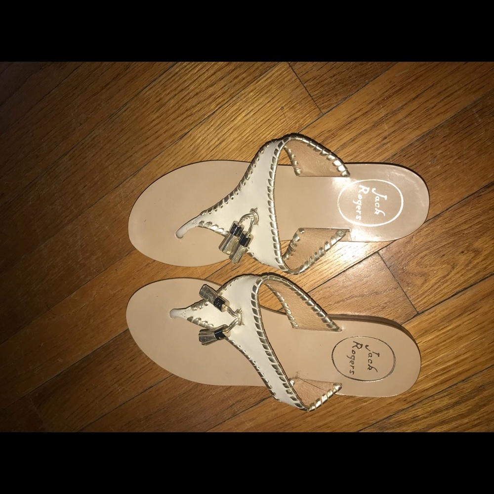 Women’s Cream and Gold Tassle Jacks